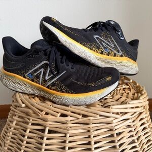 New Balance Black and Yellow Men’s Athletic Running Shoes